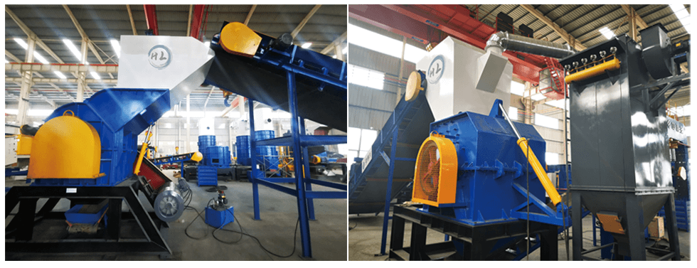 横型ハンマー破砕機