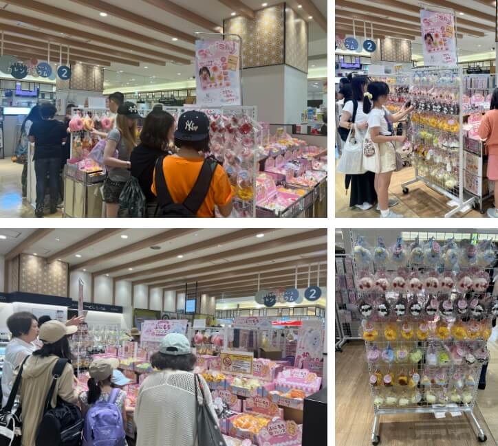 店舗での商品展開