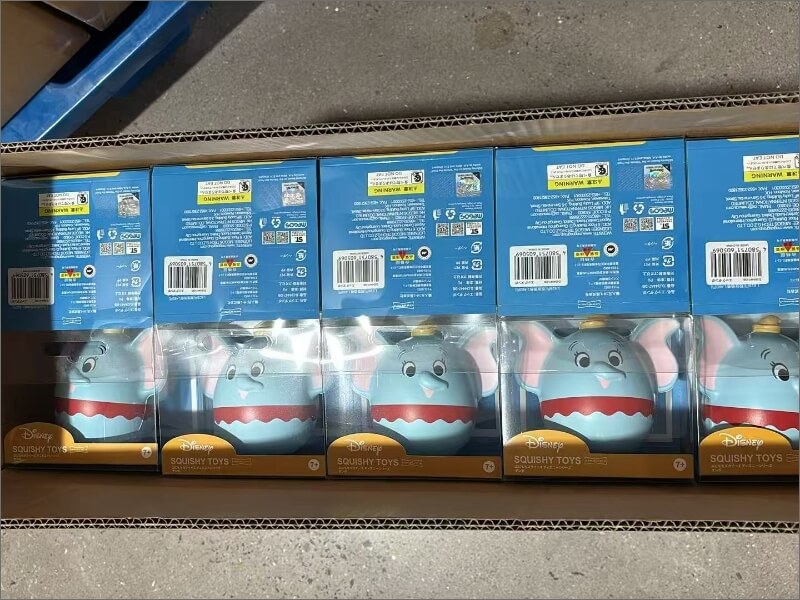 青いパッケージの商品